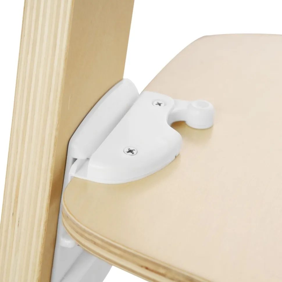 Chaise haute floris natural white
