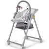 Chaise haute lastree - grey