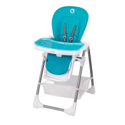 Chaise haute linn plus turquoise