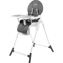 Chaise haute lucie grise