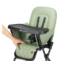 Chaise haute mallow mineral green