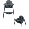 Chaise haute meely graphite