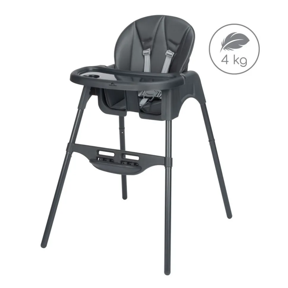 Chaise haute meely plus tinted graphite