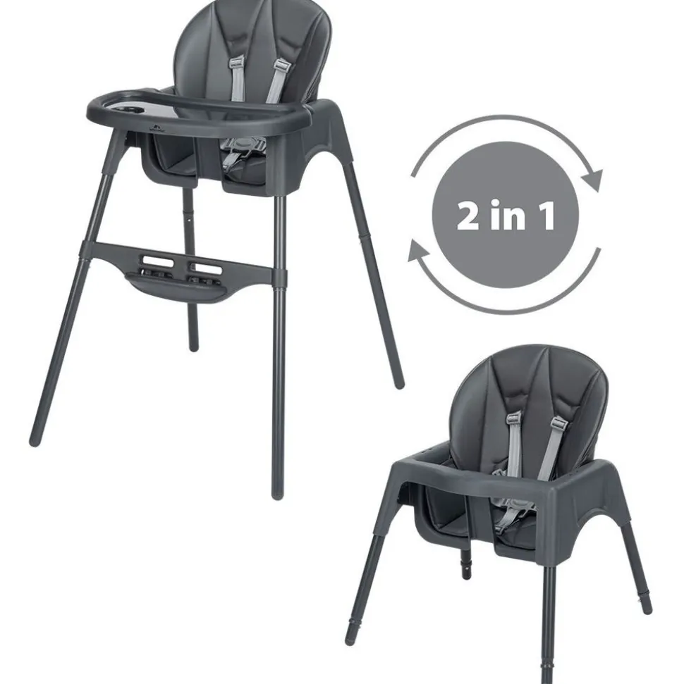 Chaise haute meely plus tinted graphite