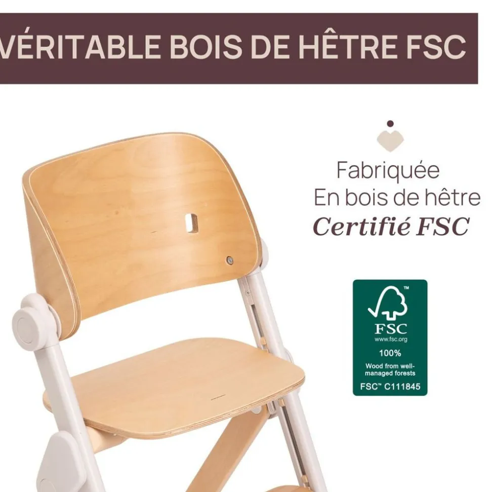 Chaise haute meraviglia fossil