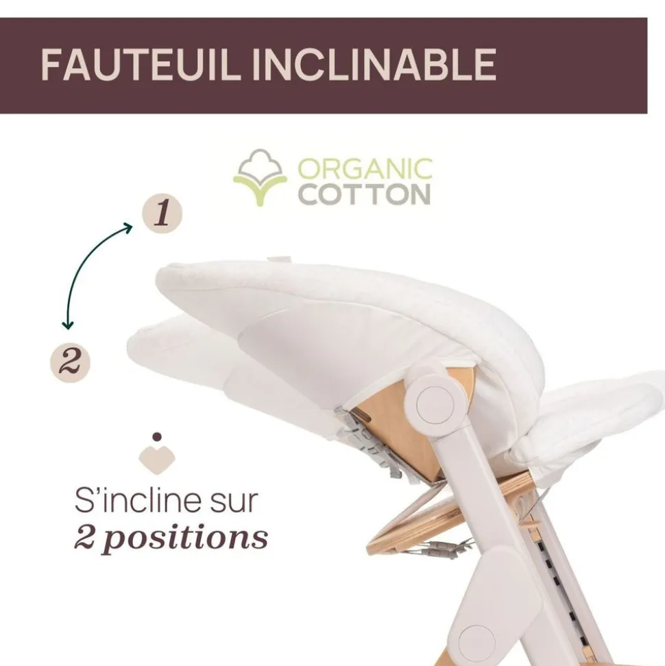Chaise haute meraviglia fossil