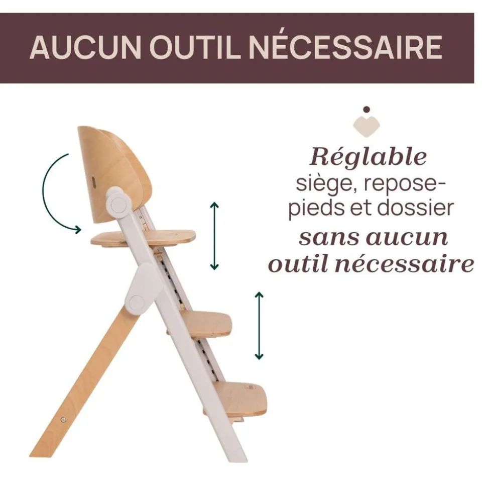 Chaise haute meraviglia fossil