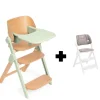 Chaise haute meraviglia olive + coussin de siège meraviglia sandshell