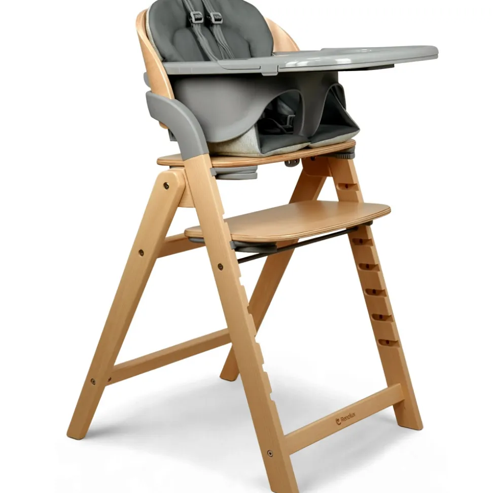 Chaise haute meridio natural graphite
