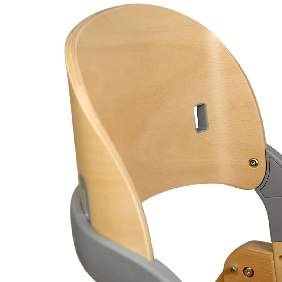 Chaise haute meridio natural graphite