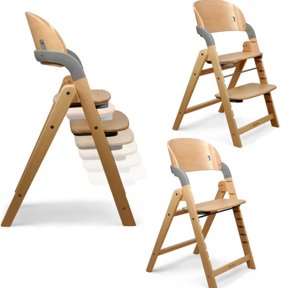 Chaise haute meridio natural graphite