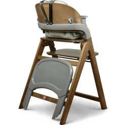 Chaise haute meridio pecan graphite