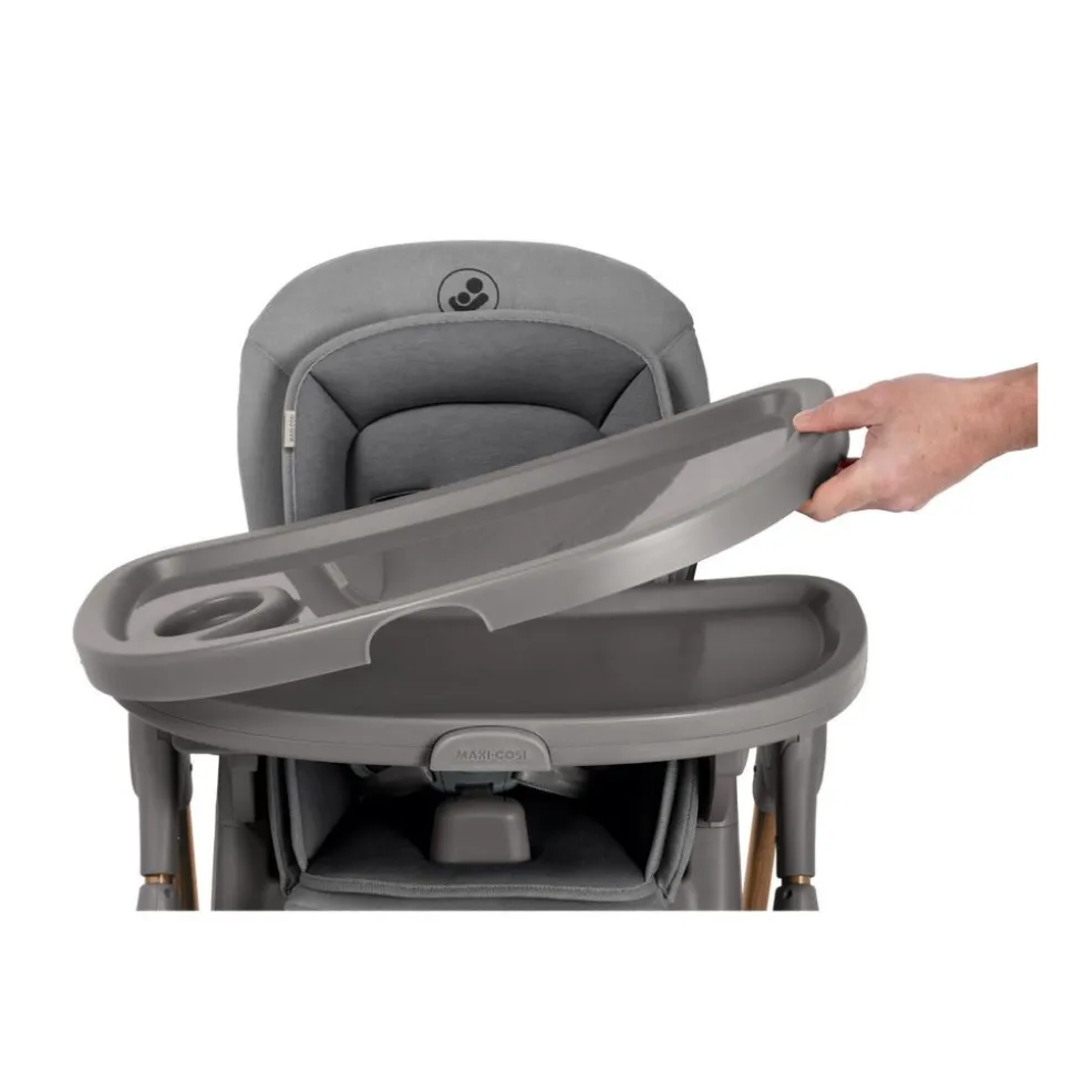 Chaise haute minla plus elegance graphite