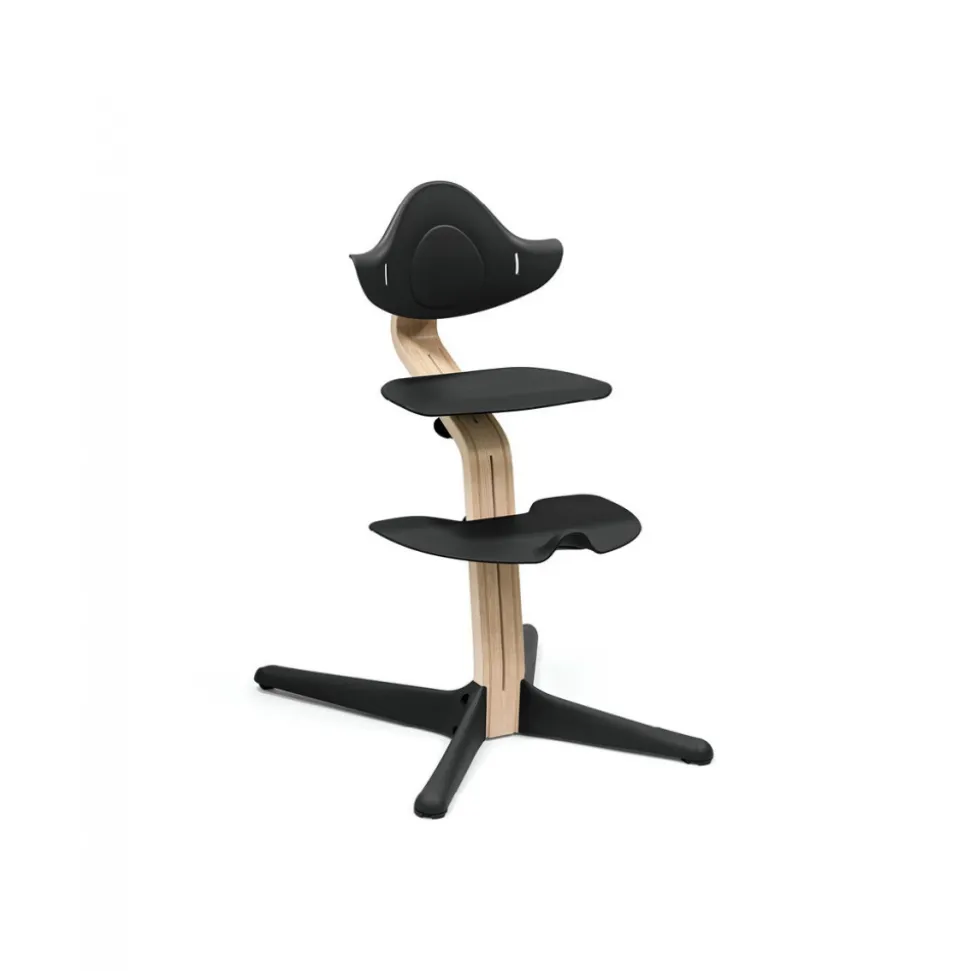 Chaise haute nomi natural black
