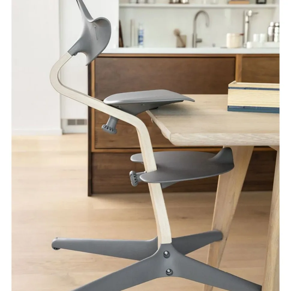 Chaise haute nomi natural grey