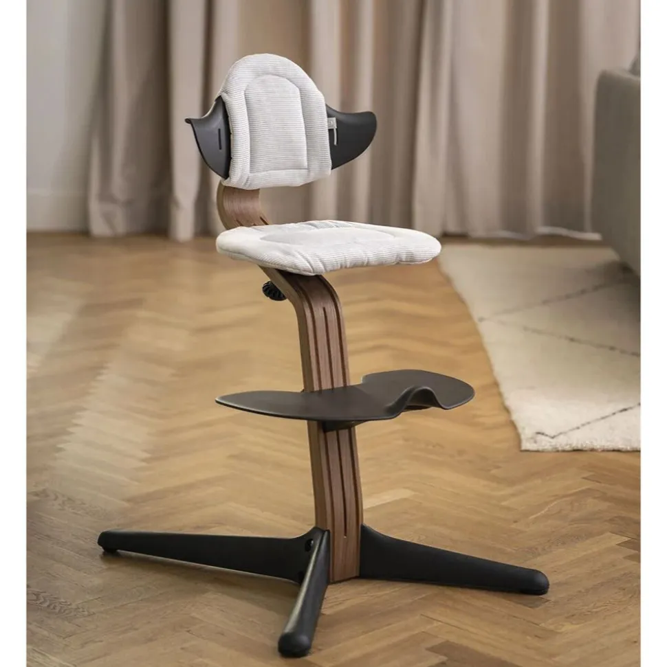 Chaise haute nomi walnut black