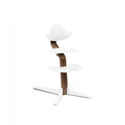 Chaise haute nomi walnut white