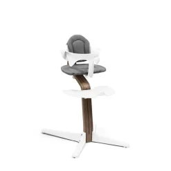 Chaise haute nomi walnut white