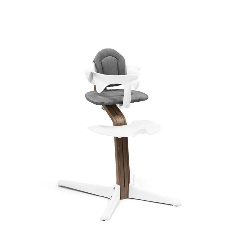 Chaise haute nomi walnut white