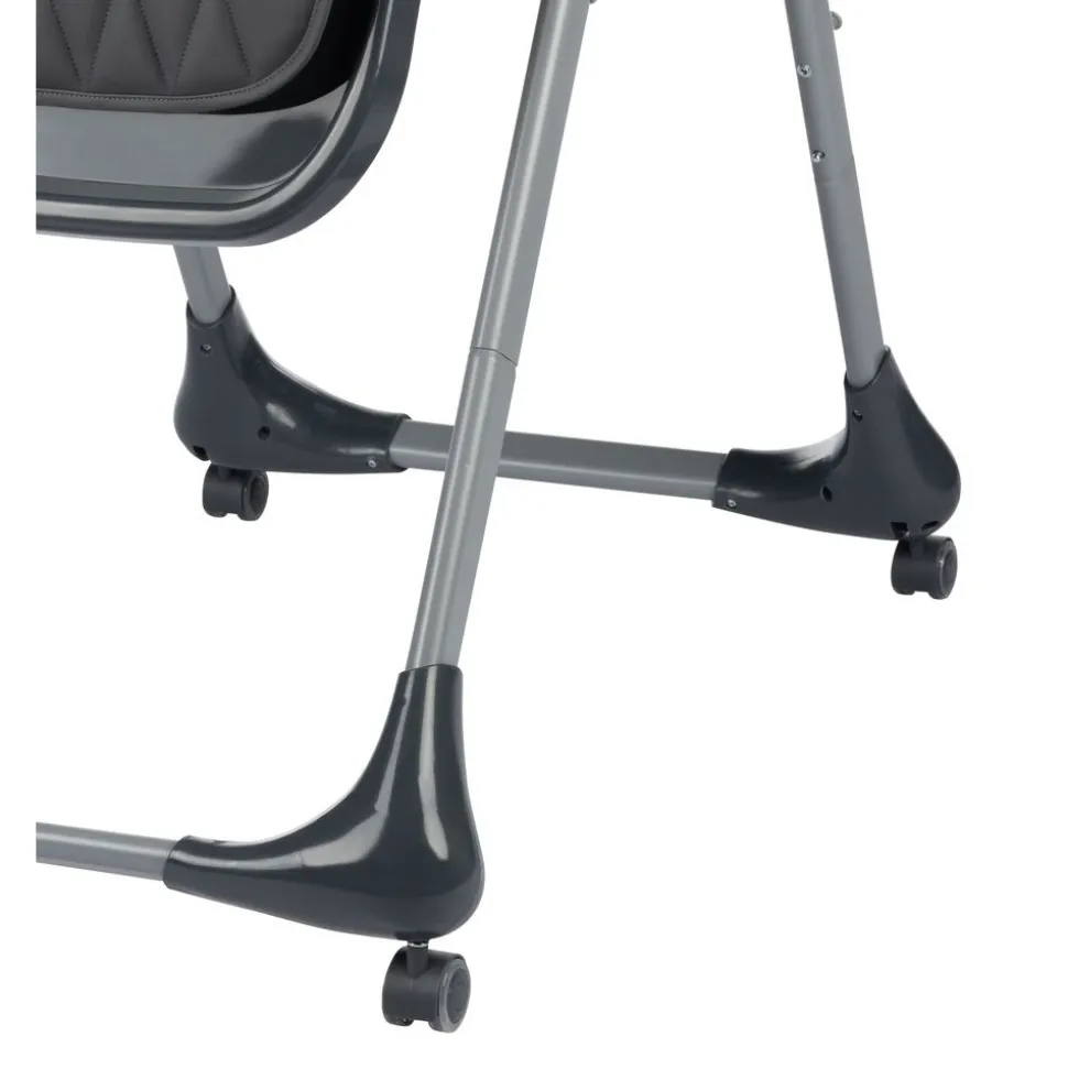 Chaise haute olea mineral graphite