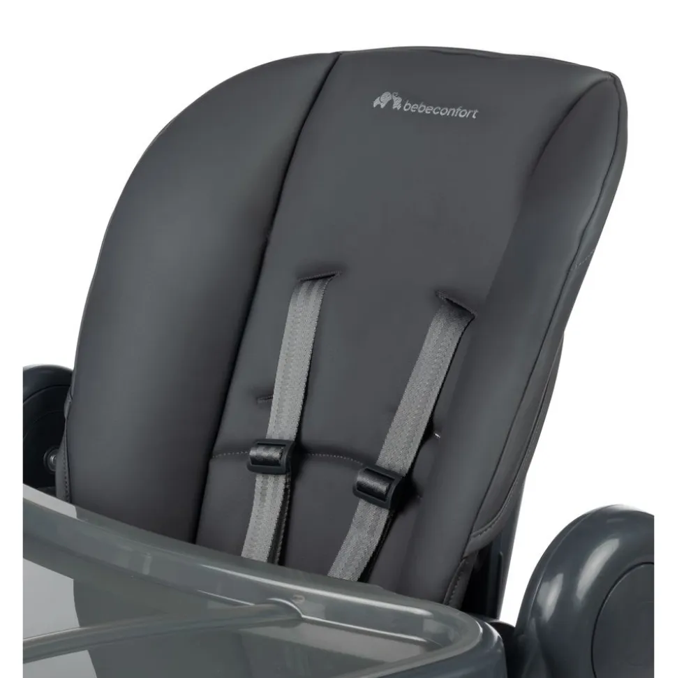 Chaise haute olea mineral graphite