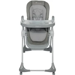 Chaise haute olea mineral gray