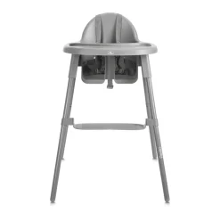 Chaise haute plateau amovible pesto gris