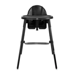 Chaise haute plateau amovible pesto noir