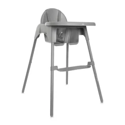 Chaise haute plateau amovible pesto noir