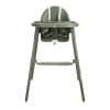 Chaise haute plateau amovible pesto vert