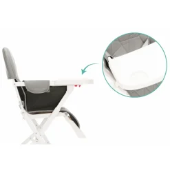 Chaise haute pliante tom granite