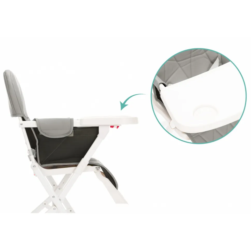 Chaise haute pliante tom granite