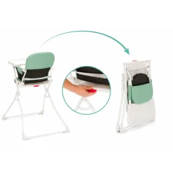 Chaise haute pliante tom jade