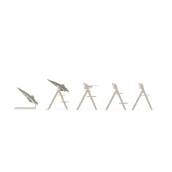 Chaise haute pliante évolutive click & fold all natural dark