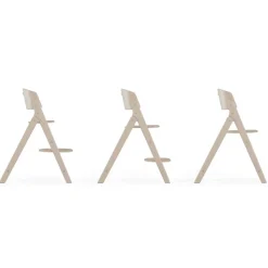 Chaise haute pliante évolutive click & fold all natural dark