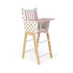Chaise haute poupée candy chic