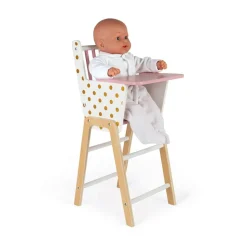 Chaise haute poupée candy chic