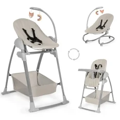 Chaise haute sit n relax 3in1 beige