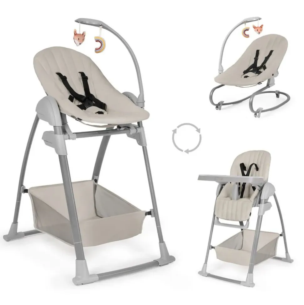 Chaise haute sit n relax 3in1 beige