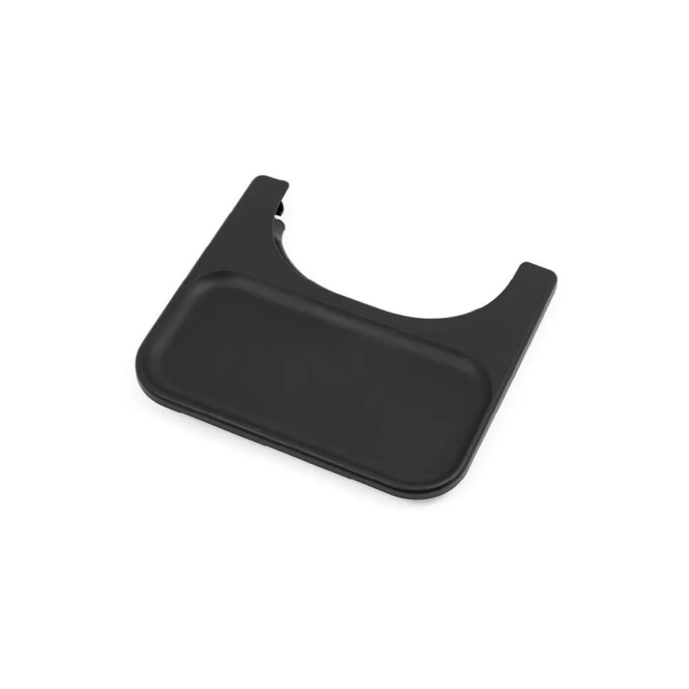 Chaise haute steps complète avec baby set et plateau noir / warm brown