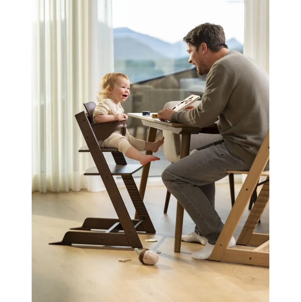 Chaise haute tripp trapp chêne warm brown