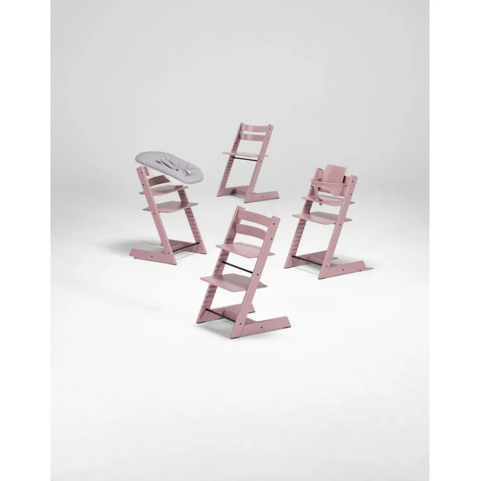Chaise haute tripp trapp heather mauve