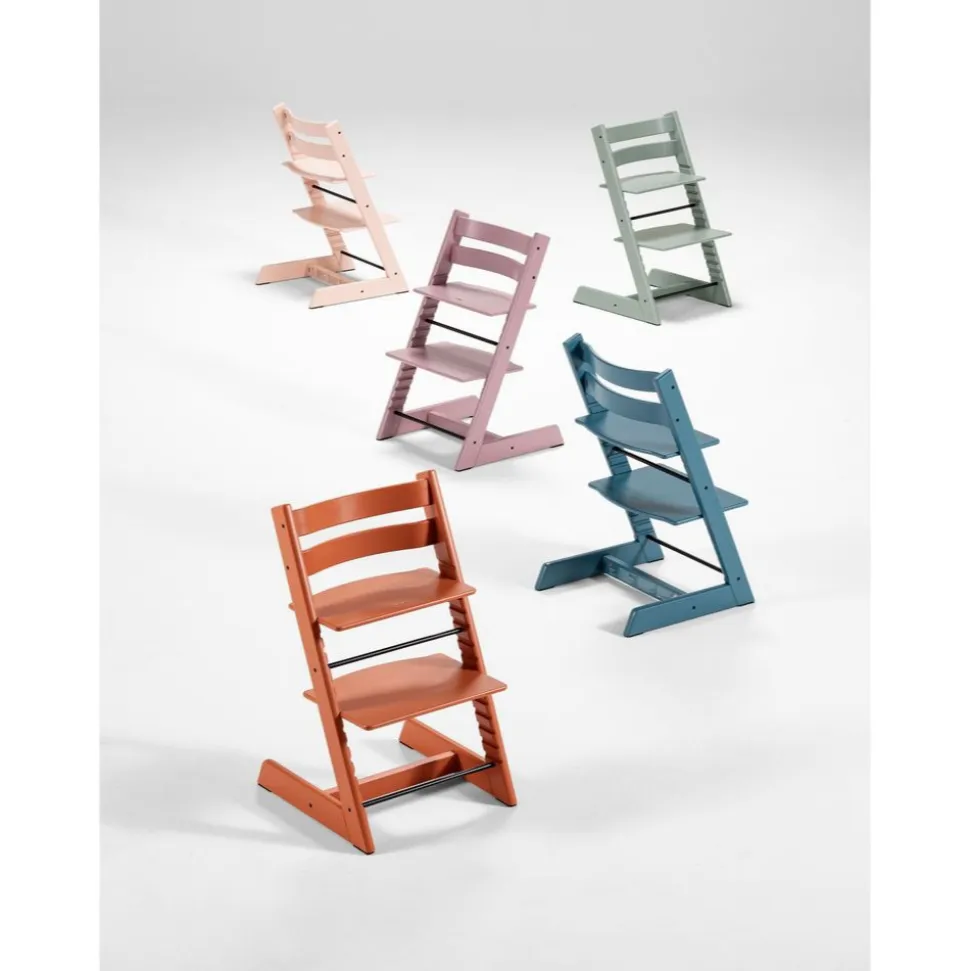 Chaise haute tripp trapp heather mauve