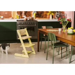 Chaise haute tripp trapp lemon yellow
