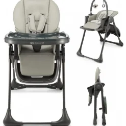 Chaise haute tummie gris