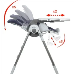 Chaise haute vision avec réducteur marine