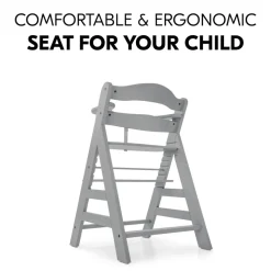 Chaise haute évolutive alpha+ grey