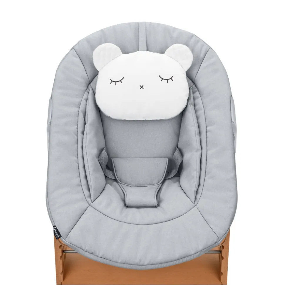 Chaise haute évolutive alpha naturel + newborn set pre grey