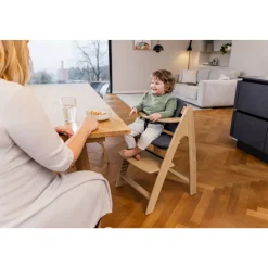 Chaise haute évolutive arketa bois naturel oak
