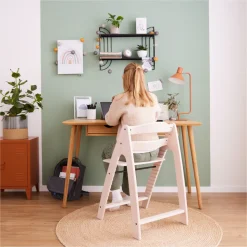 Chaise haute évolutive arketa bois naturel oak